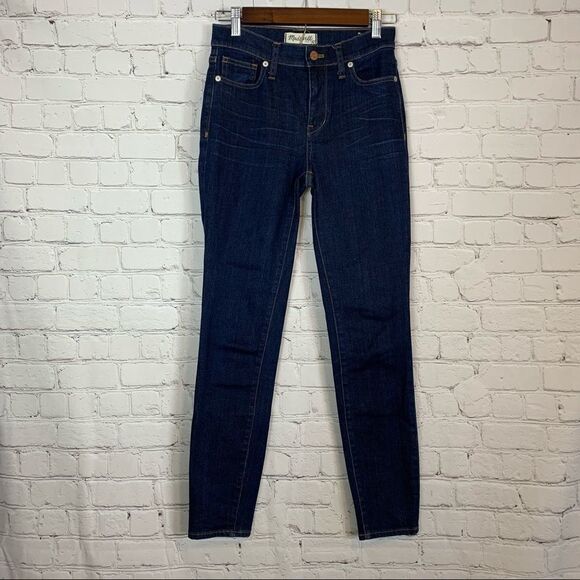 Madewell High Rise Skinny jeans modern dark was size 25 - Picture 1 of 11